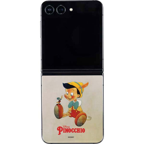 Disney Pinocchio Vintage Portrait Galaxy Z Flip5 5G Skin